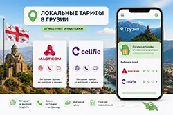 На сайте появились тарифы от местных операторов в Грузии